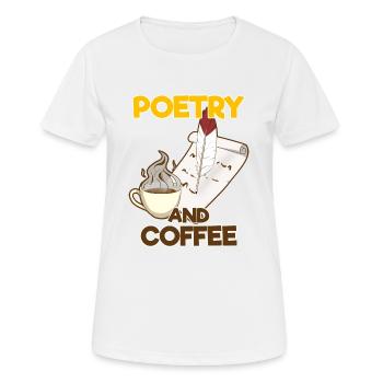 Poète Poésie Poète Poésie I Don - T-shirt respirant Femme - blanc - Devant - AI Model Female 172 dark (172cm)