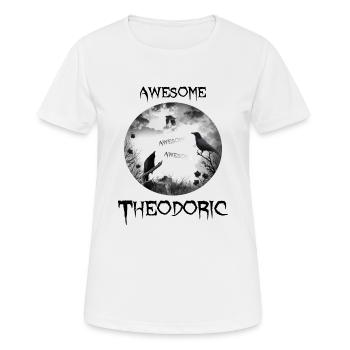 Theodoric Theo Geburtstag - Frauen T-Shirt atmungsaktiv - Weiß - Vorne - AI Model Female 172 dark (172cm)