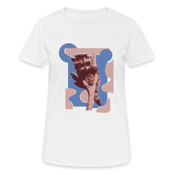 Wildtiere - Frauen T-Shirt atmungsaktiv - Weiß - Vorne - AI Model Female 172 dark (172cm)