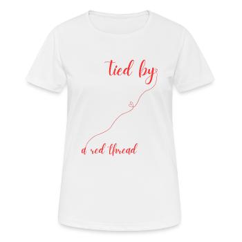 Red thread - Women's Breathable T-Shirt - white - Front - AI Model Female 172 dark (172cm)