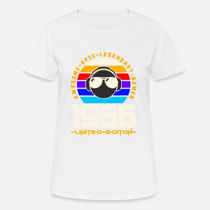 1966 - Women's Breathable T-Shirt - white