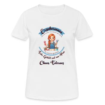 Beste Erzieherin - Frauen T-Shirt atmungsaktiv - Weiß - Vorne - AI Model Female 172 dark (172cm)