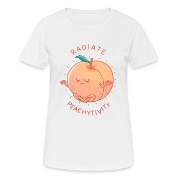 Radiate Peachytivity - Women's Breathable T-Shirt - white - Front - AI Model Female 172 dark (172cm)