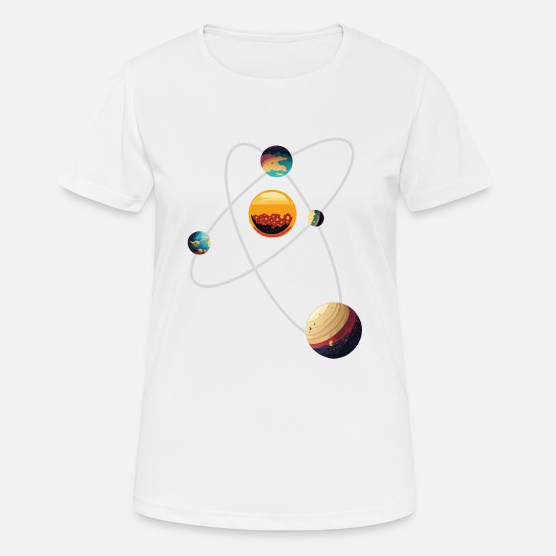 Fictional Solar System - Women's Breathable T-Shirt - white