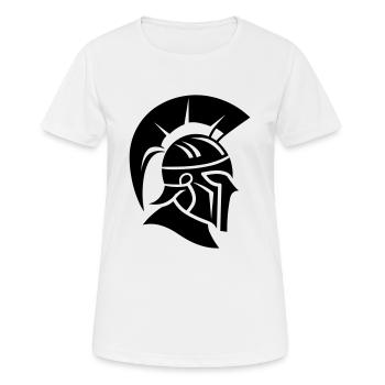 Sparta Guerrier Spartan - T-shirt respirant Femme - blanc - Devant - AI Model Female 172 dark (172cm)