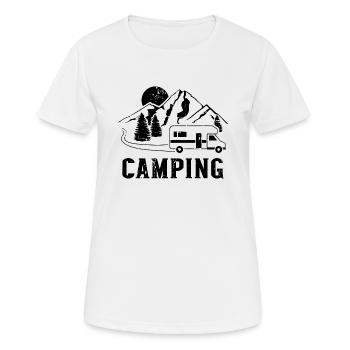 Camper - Women's Breathable T-Shirt - white - Front - AI Model Female 172 dark (172cm)