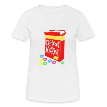 Cornflakes cereal breakfast grain gift - Women's Breathable T-Shirt - white - Front - AI Model Female 172 dark (172cm)