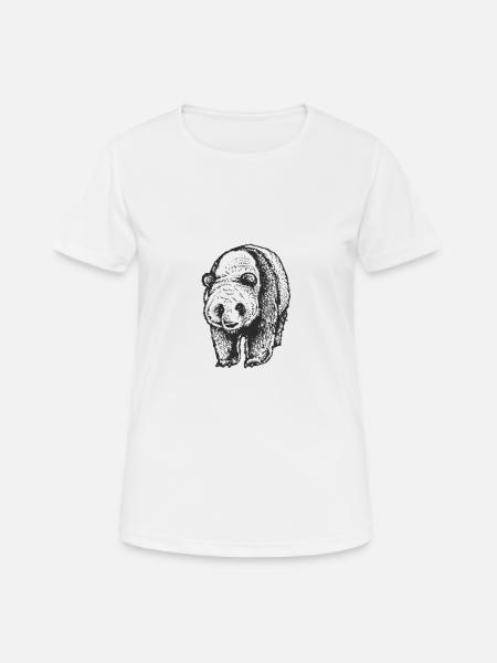 Bear - Women's Breathable T-Shirt - white