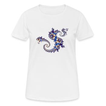 Julia Fraktal - Women's Breathable T-Shirt - white - Front - AI Model Female 172 dark (172cm)