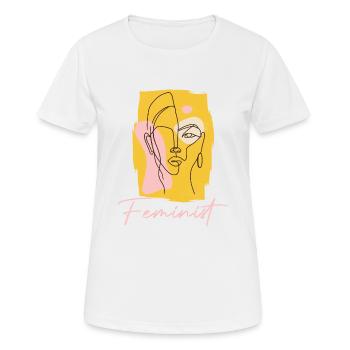 Feminism Feminist Women's Rights - Women's Breathable T-Shirt - white - Front - AI Model Female 172 dark (172cm)