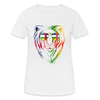 République centrafricaine - T-shirt respirant Femme - blanc - Devant - AI Model Female 172 dark (172cm)