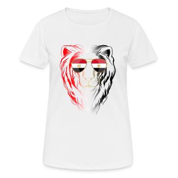 Ägypten - Frauen T-Shirt atmungsaktiv - Weiß - Vorne - AI Model Female 172 dark (172cm)