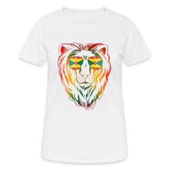 Grenada - Frauen T-Shirt atmungsaktiv - Weiß - Vorne - AI Model Female 172 dark (172cm)