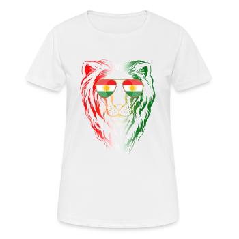 Kurdistan - Frauen T-Shirt atmungsaktiv - Weiß - Vorne - AI Model Female 172 dark (172cm)