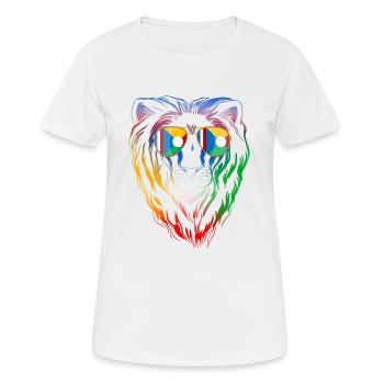 Réunion - T-shirt respirant Femme - blanc - Devant - AI Model Female 172 dark (172cm)