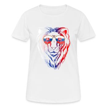 Slovaquie - T-shirt respirant Femme - blanc - Devant - AI Model Female 172 dark (172cm)