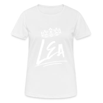 Leah - Women's Breathable T-Shirt - white - Front - AI Model Female 172 dark (172cm)