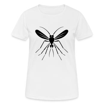 Moustique - T-shirt respirant Femme - blanc - Devant - AI Model Female 172 dark (172cm)