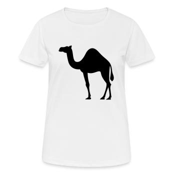 Camel - Women's Breathable T-Shirt - white - Front - AI Model Female 172 dark (172cm)
