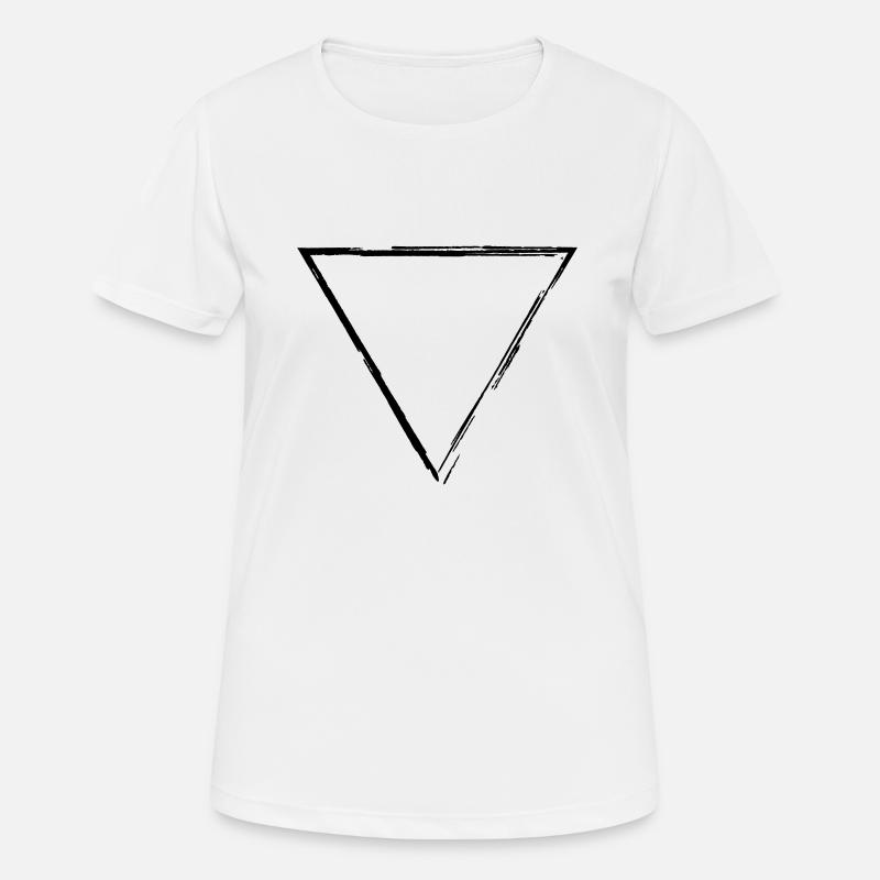 Triangle - Women's Breathable T-Shirt - white