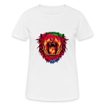 Eritrea - Women's Breathable T-Shirt - white - Front - AI Model Female 172 dark (172cm)