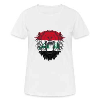 Irak - T-shirt respirant Femme - blanc - Devant - AI Model Female 172 dark (172cm)