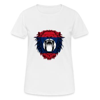 Laos - Women's Breathable T-Shirt - white - Front - AI Model Female 172 dark (172cm)