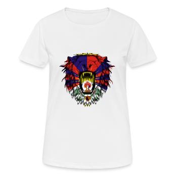 Tibet - Women's Breathable T-Shirt - white - Front - AI Model Female 172 dark (172cm)