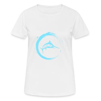 Le sabre - T-shirt respirant Femme - blanc - Devant - AI Model Female 172 dark (172cm)