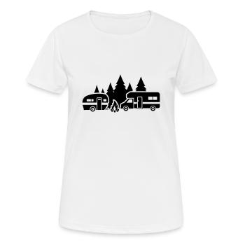 Camper - Women's Breathable T-Shirt - white - Front - AI Model Female 172 dark (172cm)