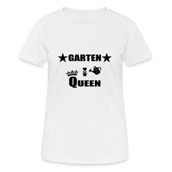 Garten - Frauen T-Shirt atmungsaktiv - Weiß - Vorne - AI Model Female 172 dark (172cm)