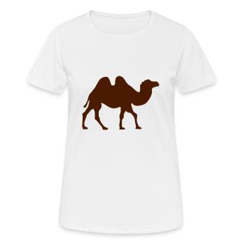 Camel - Women's Breathable T-Shirt - white - Front - AI Model Female 172 dark (172cm)