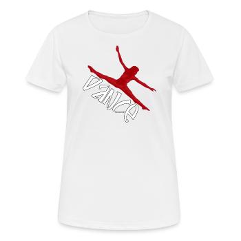 Danse - T-shirt respirant Femme - blanc - Devant - AI Model Female 172 dark (172cm)