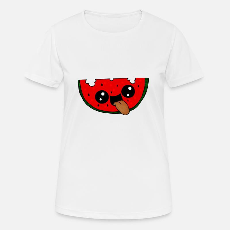 Watermelon - Women's Breathable T-Shirt - white