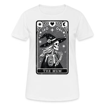 Tarot-Mutter - Frauen T-Shirt atmungsaktiv - Weiß - Vorne - AI Model Female 172 dark (172cm)