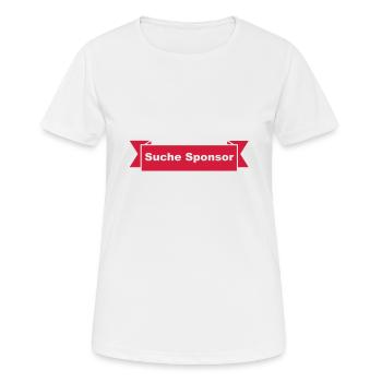Trouver commanditaire - T-shirt respirant Femme - blanc - Devant - AI Model Female 172 dark (172cm)