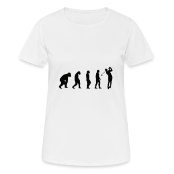 Golf Golf Evolution Balle de Golf - T-shirt respirant Femme - blanc - Devant - AI Model Female 172 dark (172cm)