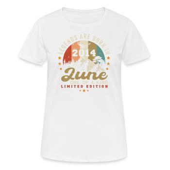 June 2014 Anniversary Juni 2014 Juni - Women's Breathable T-Shirt - white - Front - AI Model Female 172 dark (172cm)