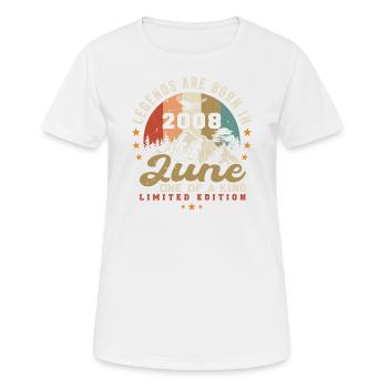 June 2008 Anniversary Juni 2008 Juni - Women's Breathable T-Shirt - white - Front - AI Model Female 172 dark (172cm)