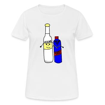 Vodka Energy - Frauen T-Shirt atmungsaktiv - Weiß - Vorne - AI Model Female 172 dark (172cm)