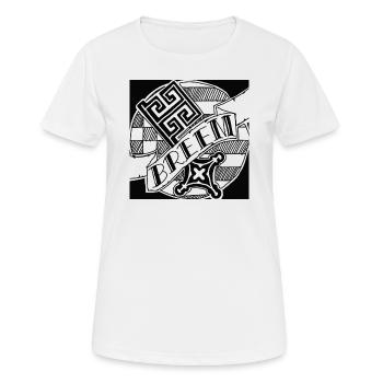 Bremen Bremer Schlüssel Speckflagge bremen hanse - Frauen T-Shirt atmungsaktiv - Weiß - Vorne - AI Model Female 172 dark (172cm)