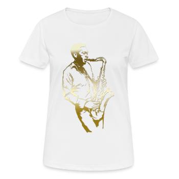 Blues - T-shirt respirant Femme - blanc - Devant - AI Model Female 172 dark (172cm)