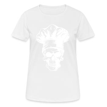 Skelett Koch - Frauen T-Shirt atmungsaktiv - Weiß - Vorne - AI Model Female 172 dark (172cm)