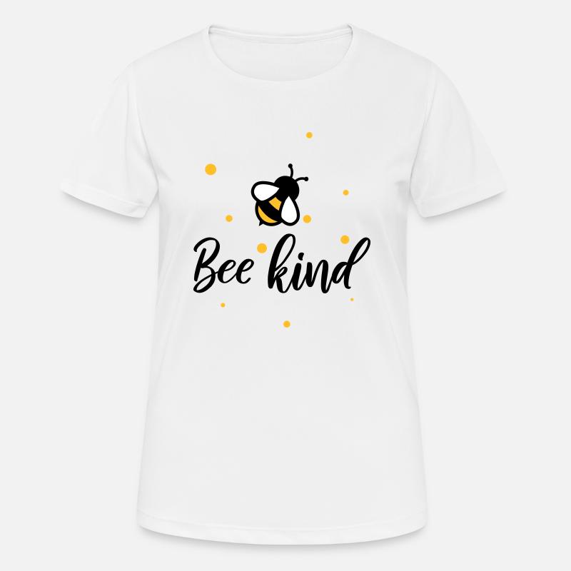 Bee kind sparkle - Women's Breathable T-Shirt - white