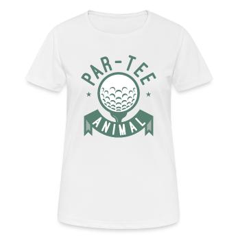 Par-Tee Animal - Women's Breathable T-Shirt - white - Front - AI Model Female 172 dark (172cm)
