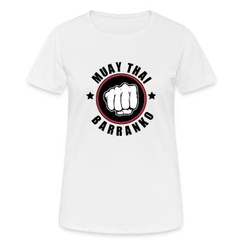 sportif - T-shirt respirant Femme - blanc - Devant - AI Model Female 172 dark (172cm)