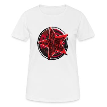 STAR AND APPOINTMENTS - Women's Breathable T-Shirt - white - Front - AI Model Female 172 dark (172cm)
