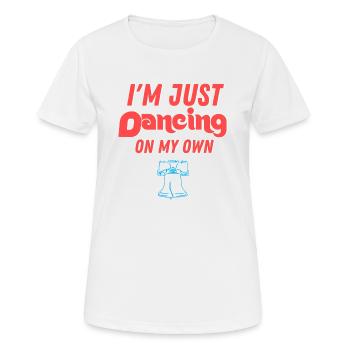 Philly danse seul Philadelphie - T-shirt respirant Femme - blanc - Devant - AI Model Female 172 dark (172cm)