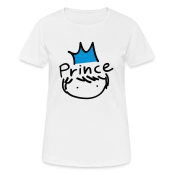 Prinz Tippfehler - Frauen T-Shirt atmungsaktiv - Weiß - Vorne - AI Model Female 172 dark (172cm)