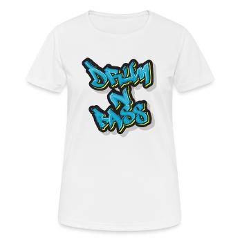 Street DnB - Women's Breathable T-Shirt - white - Front - AI Model Female 172 dark (172cm)